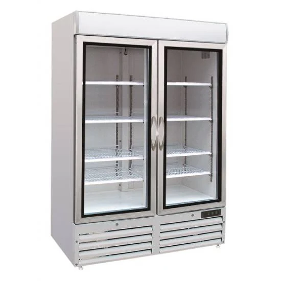 Tiefkühlschrank 2 Glastüren