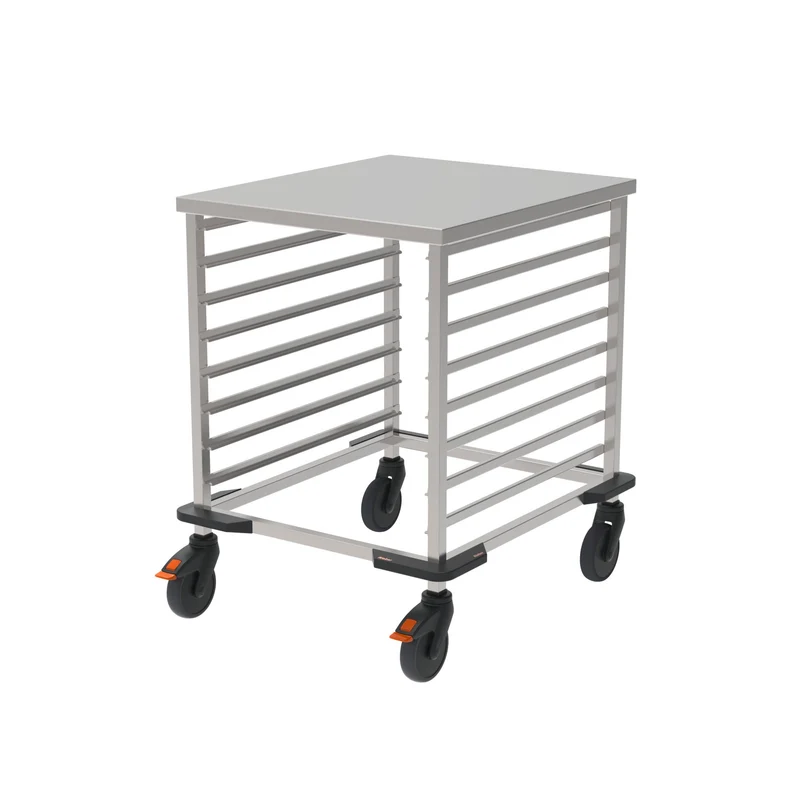Rieber GN-Regalwagen für GN 2/1; 1/1; 2/4 in niedriger Ausführung