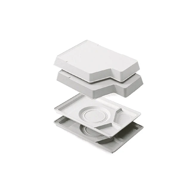 Rieber Thermotray-Set-Kompakttablett – lichtgrau