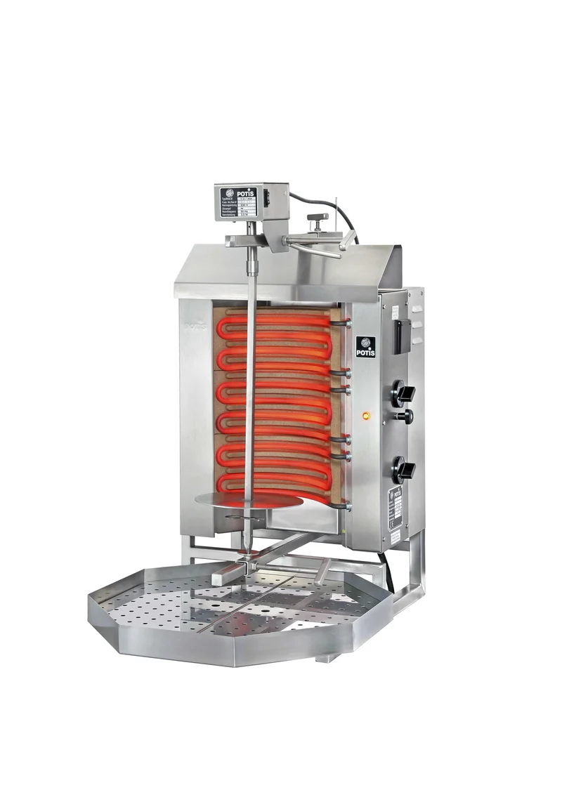Potis E1 Dönergrill / Gyrosgrill – Effizienter Elektrogrill für bis zu 15 kg Fleisch