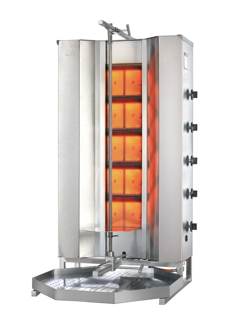 Potis MU GD5 Dönergrill / Gyrosgrill – Professionelles Grillgerät für Gastronomie und Imbissbetriebe