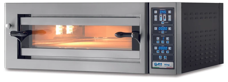 GAM KING 4 Elektro-Pizzaofen – Professioneller Vollschamott-Ofen für authentische Steinofen-Pizza