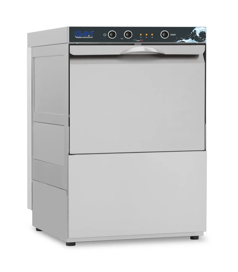 GAM Geschirrspülmaschine 3,5 kW mit Klarspüler- , Laugenpumpe & Ablaufpumpe MD50TP
