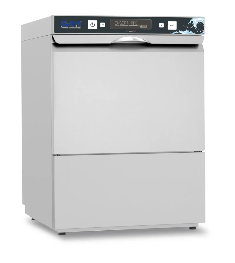GAM Geschirrspülmaschine 3,5 kW mit Klarspüler- , Laugenpumpe & Ablaufpumpe RGD50AAP