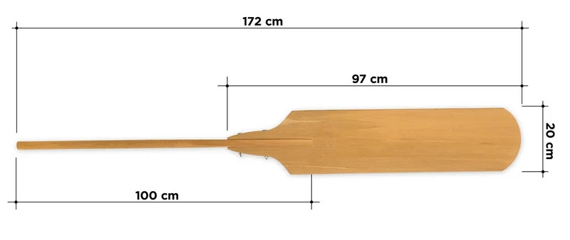 Pideschaufel für Pizza und Brot – Perfekt für die Gastronomie zweiteilig Premium Line