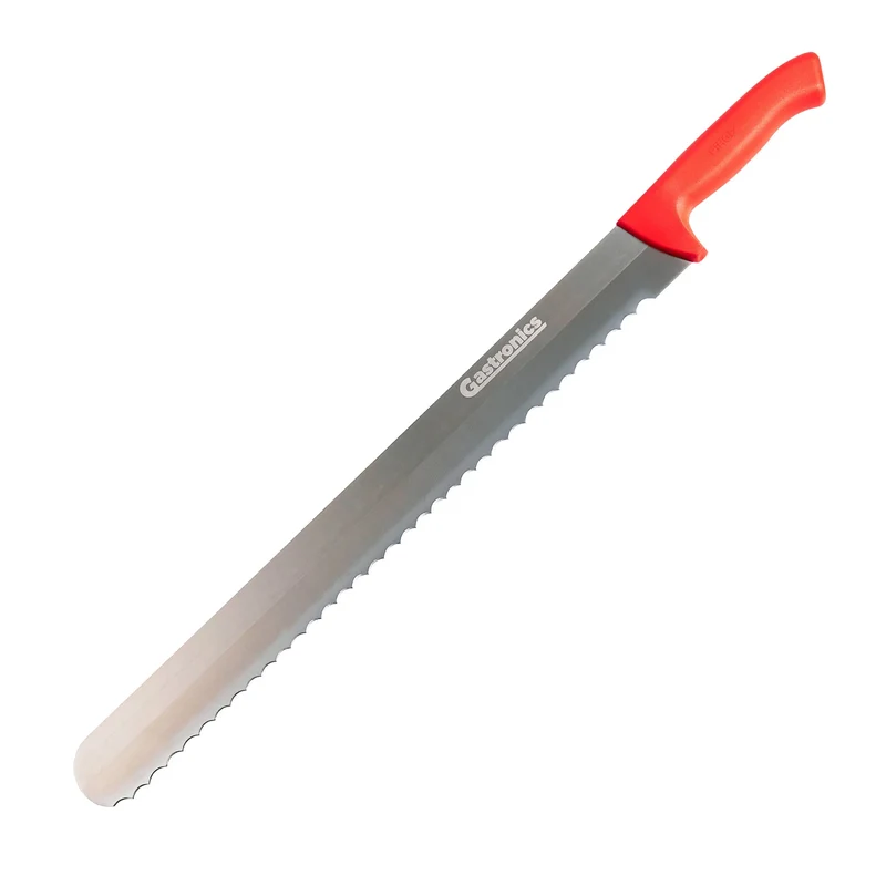 Dönermesser gezahnt 45 cm rot
