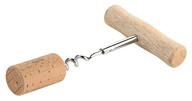 Korkenzieher mit Holzgriff 10,5 cm
