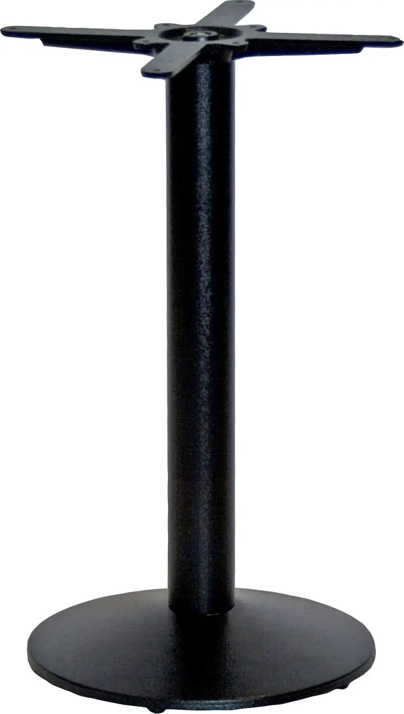 Tischgestell Schwarz Rund