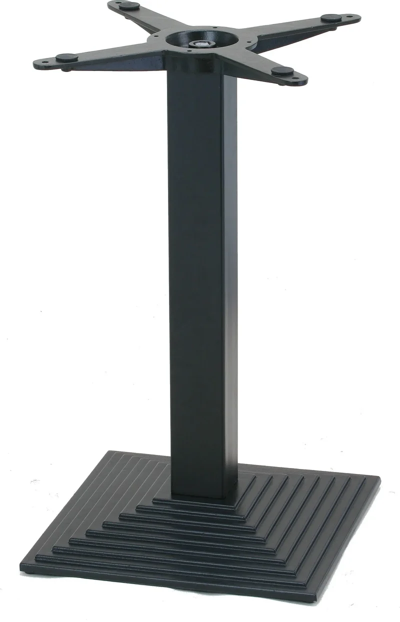 Tischgestell Schwarz konisch getreppt