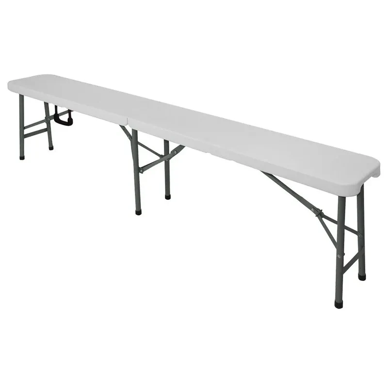 Klappbank weiß 1820 x 250 x 435 mm (BxTxH)