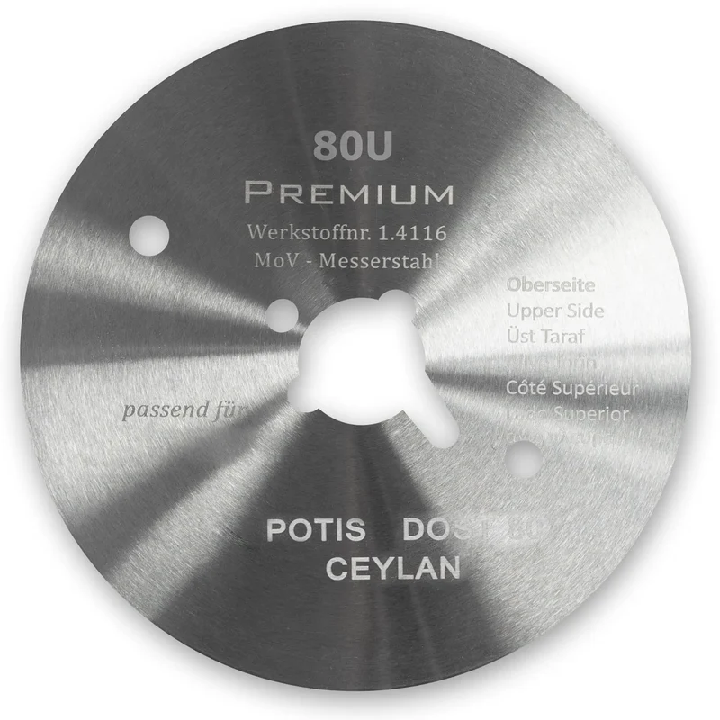 Kreismesser Ø 80mm passend für Potis, Dost & Ceylan 80 Dönermesser / Gyrosmesser