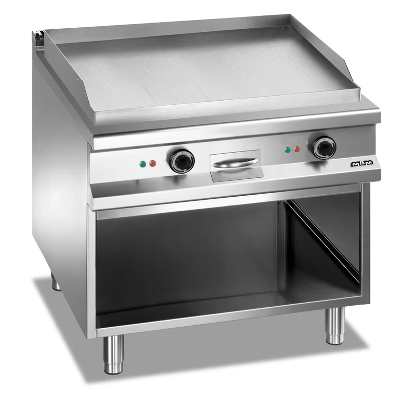 MBM Grillplatte glatt verchromt mit Untergestell 12 kW / 16 kW