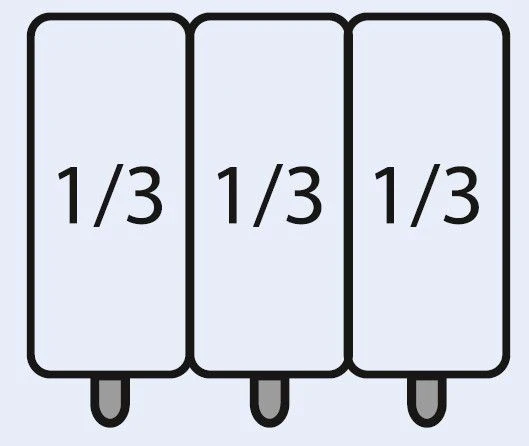 SARO Nudelkorbset 3 x1/3