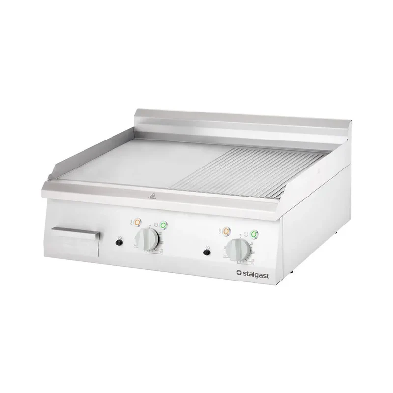 Grillplatte ½ glatt und ½ gerillt 8,1 / 13 kW