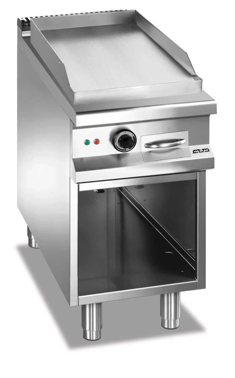 MBM Grillplatte glatt mit Untergestell 6 / 8 kW