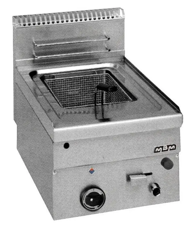 MBM Fritteuse 8 Liter Gas 7,4 kW
