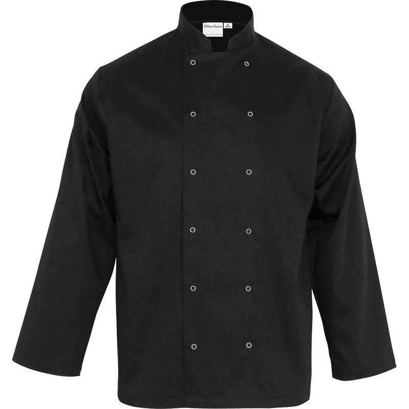 Gastronics Kochjacke langarm weiß und schwarz
