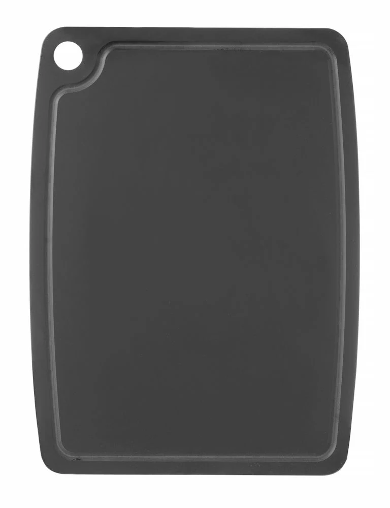 HENDI Holzfaser-Schneidbrett – Schwarz – 300 × 235 × H 6 mm