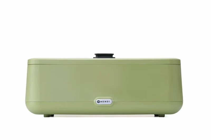 HENDI Chafing Dish UNIQ – GN 1 / 1 – 230 V / 700 W – designed by Robert Bronwasser – Grün – 607 × 402 × H 245 mm