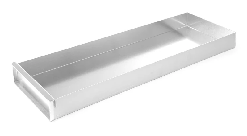 HENDI Backblech mit abnehmbarer Seitenwand – 580 × 200 × H 50 mm