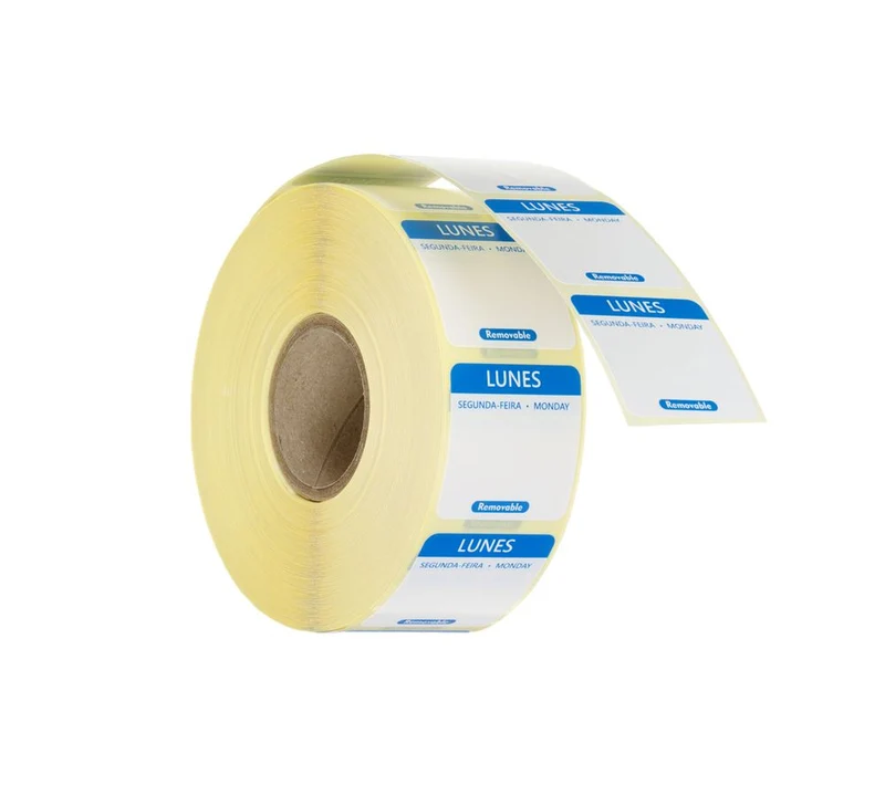 HENDI Täglich anwendbare Lebensmittelsicherheitsetiketten – Blau – 25 × 25 mm – 1000 Stück