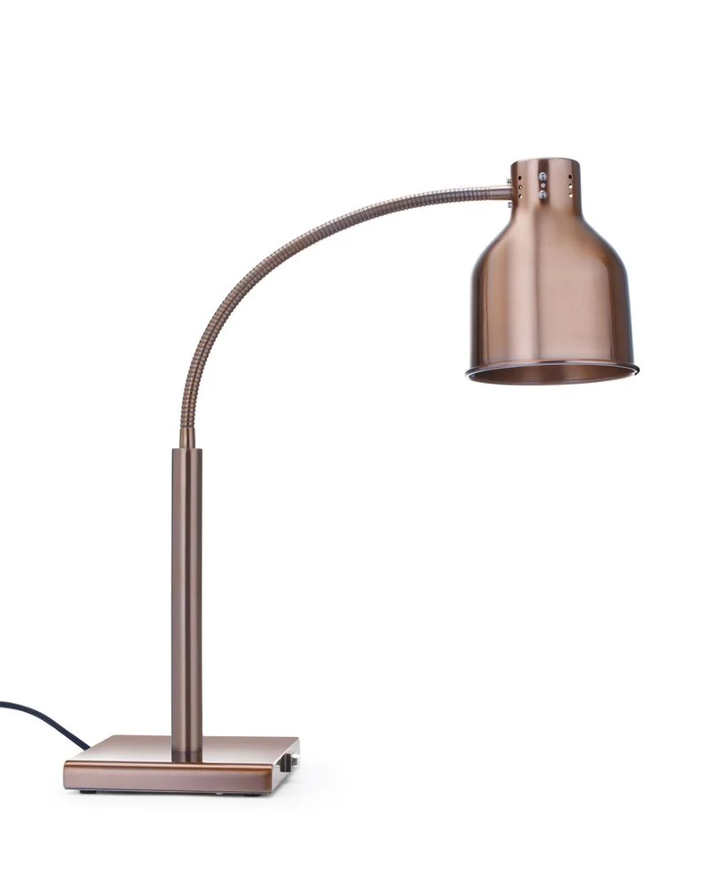 HENDI Flexible Wärmelampe – 230 V / 250 W – Kupfer – 268 × 203 × H 660 mm