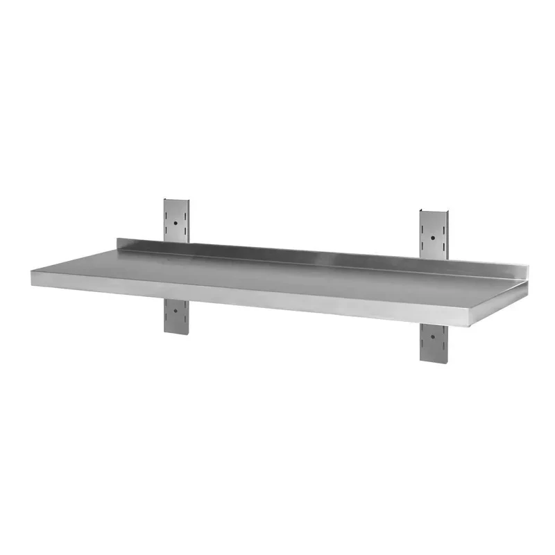 Wandbord Edelstahl verstärkt 1 Boden Tiefe 40