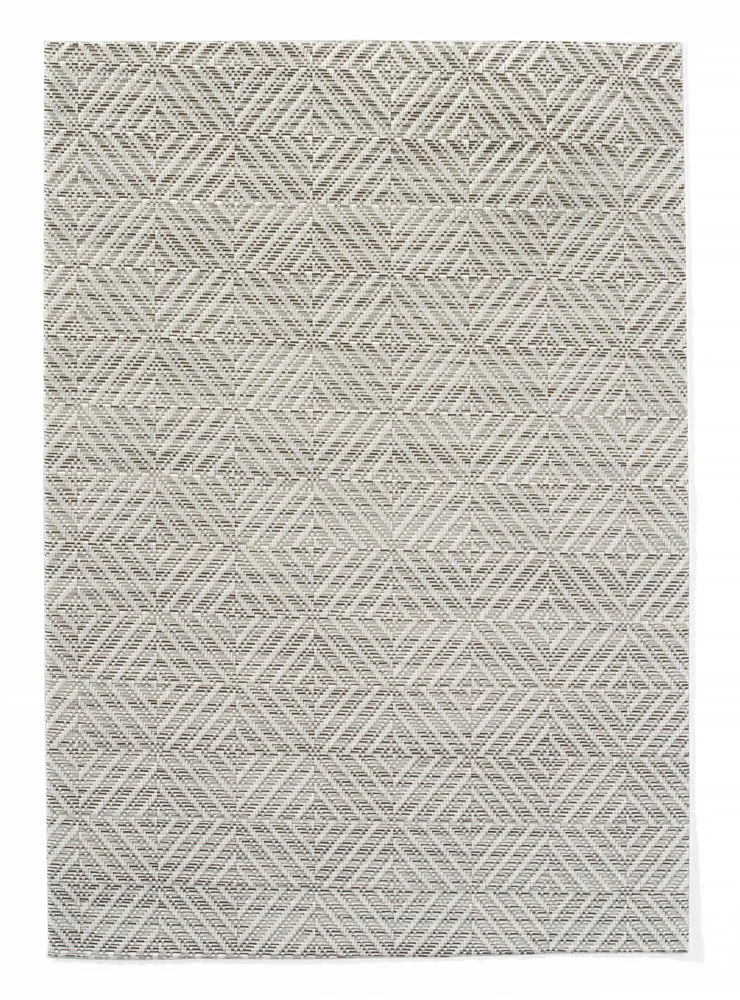 HENDI Platzset, geometrisches Muster – Silber – 450 × 300 mm – 6 Stück