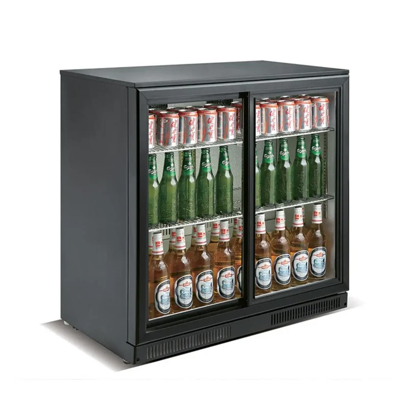 Getränkekühlschrank mit Schiebetür