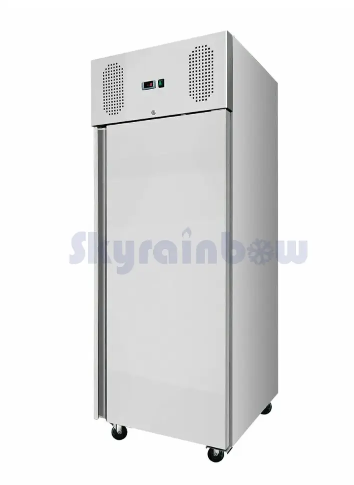 Edelstahlkühlschrank, Inhalt 610 Liter, GN2/1, Energie-Effizienz A