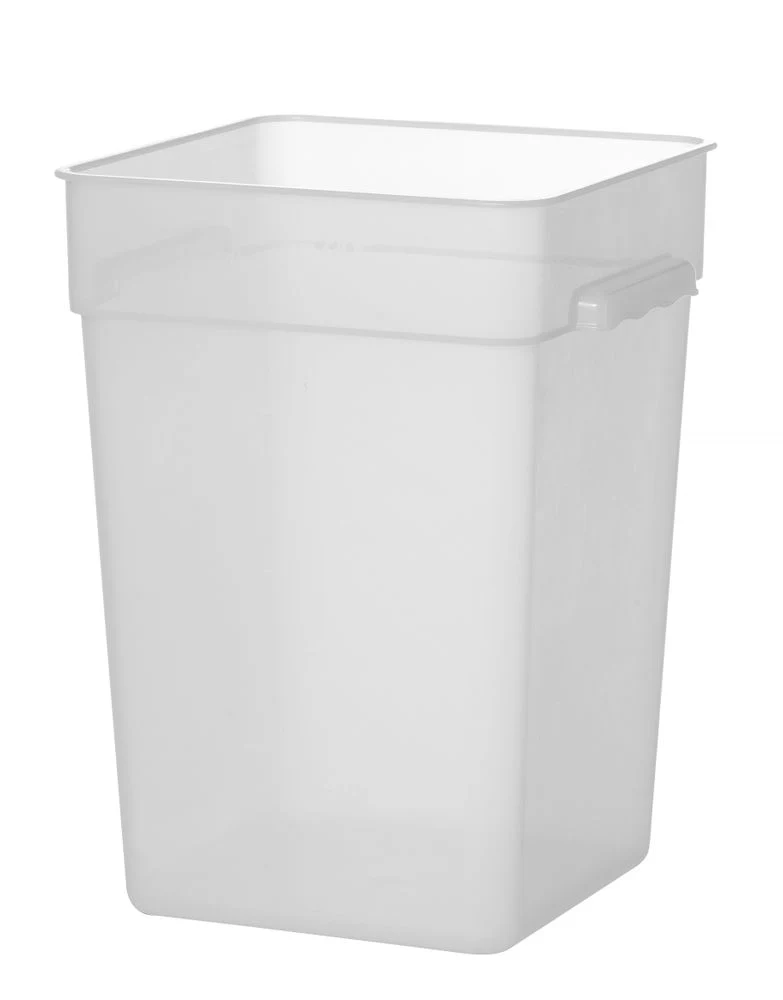 HENDI Lebensmittelbehälter mit Skala – 20,8 l – 290 × 290 × H 400 mm