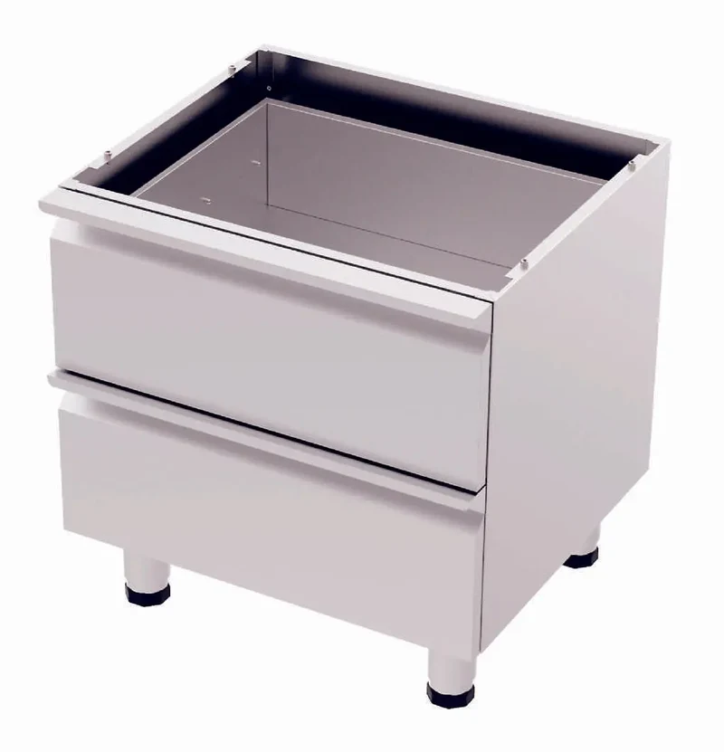 Untergestell Kochserie 600er mit Schubladen 600x600x610 mm