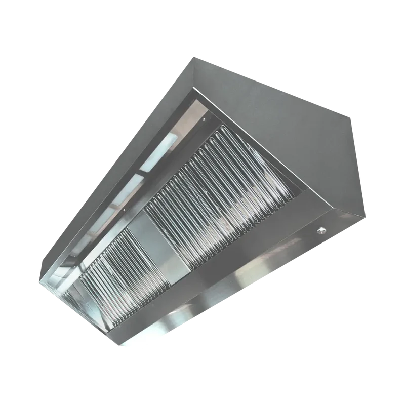 Wandhaube Schrägform mit Motor Tiefe 1100 mm