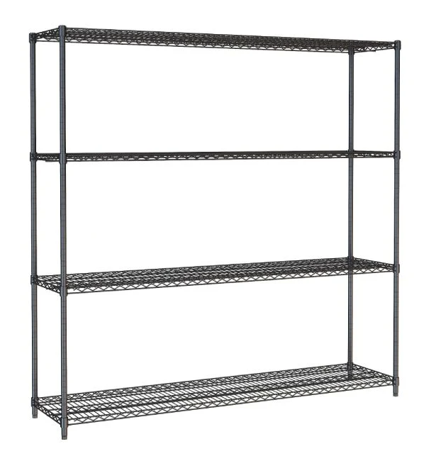 WANDBRETTER 4 LEVELS 1800 SCHWARZ SELBSTMONTAGE