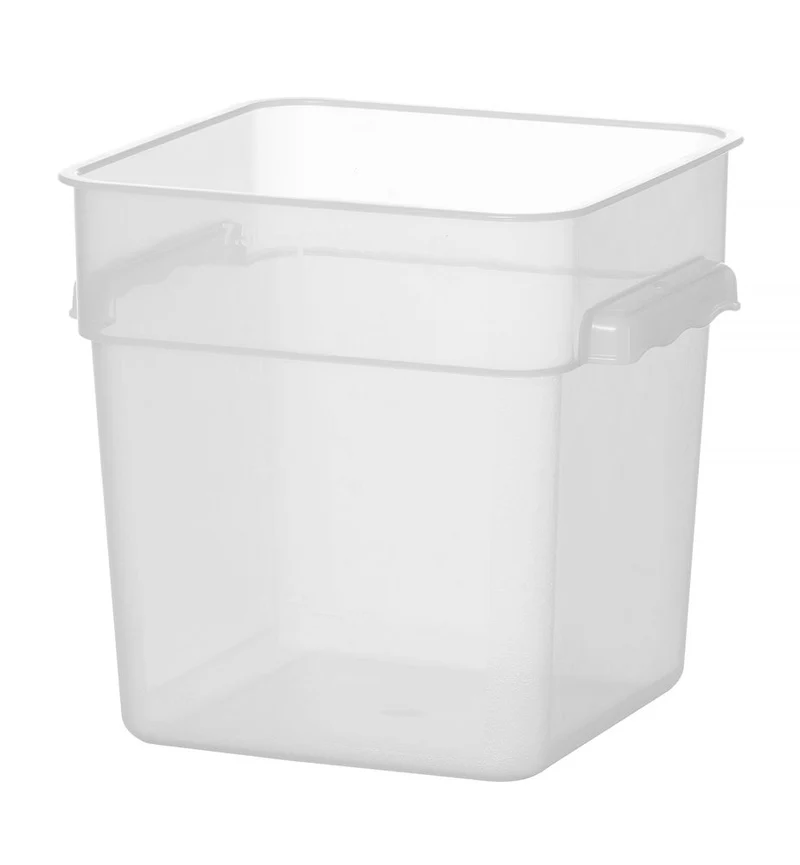 HENDI Lebensmittelbehälter mit Skala – 7,6 l – 235 × 235 × H 230 mm