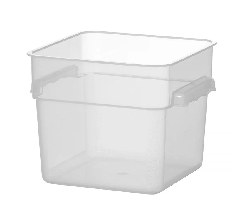 HENDI Lebensmittelbehälter mit Skala – 5,7 l – 235 × 235 × H 180 mm