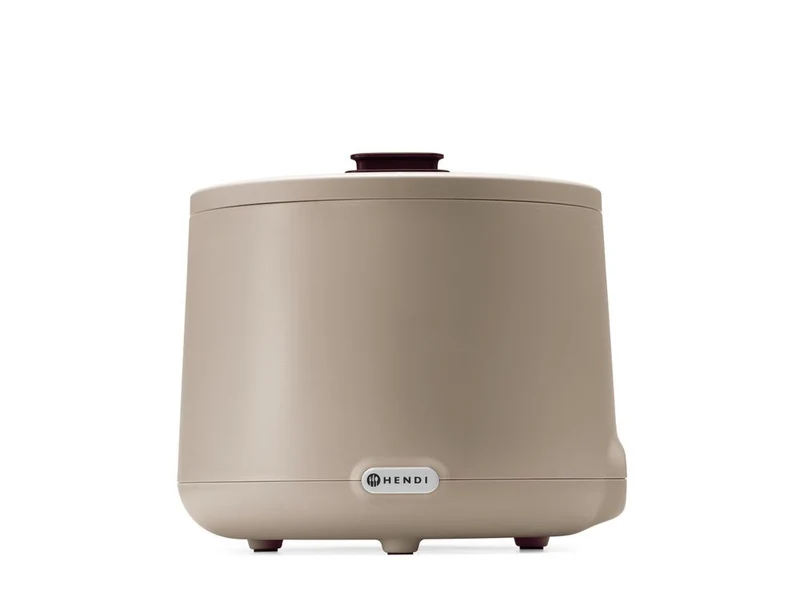 HENDI Suppenkessel UNIQ – 8 l – 230 V / 500 W – designed by Robert Bronwasser – Beige – Ø 365 × H 325 mm