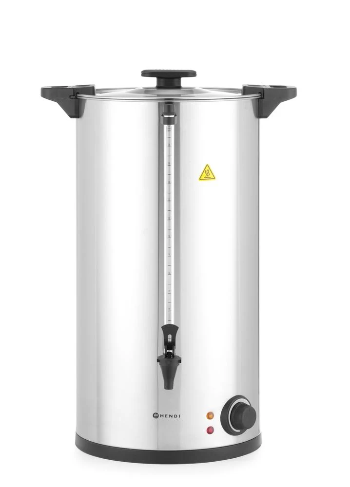 HENDI Heißgetränkespender einwandig – 30 l – 230 V / 2500 W – ≈ 200 Tassen in 65 Min – 415 × 382 × H 620 mm