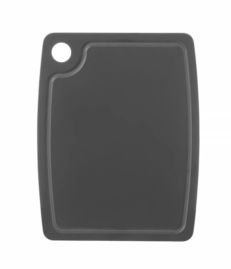 HENDI Holzfaser-Schneidbrett – Schwarz – 440 × 325 × H 6 mm
