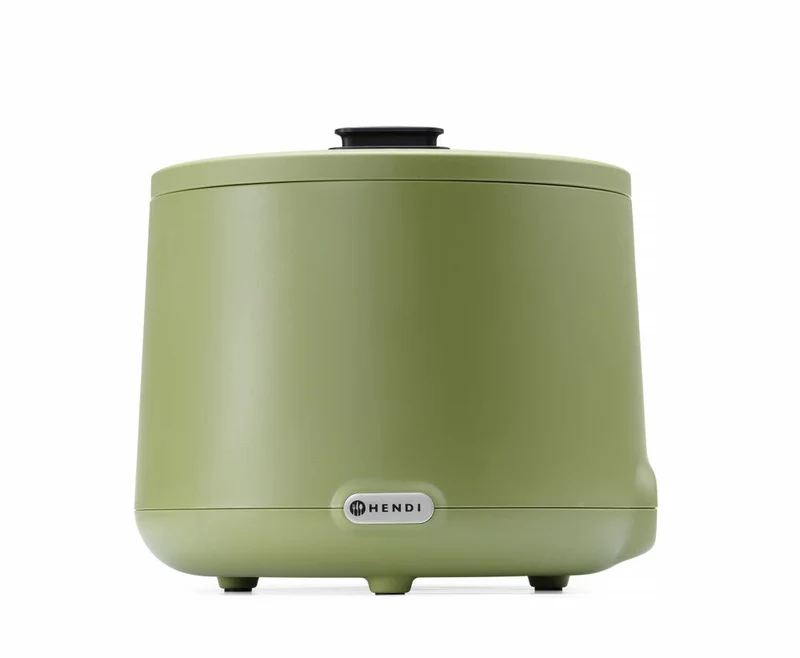 HENDI Suppenkessel UNIQ – 8 l – 230 V / 500 W – designed by Robert Bronwasser – Grün – Ø 365 × H 325 mm