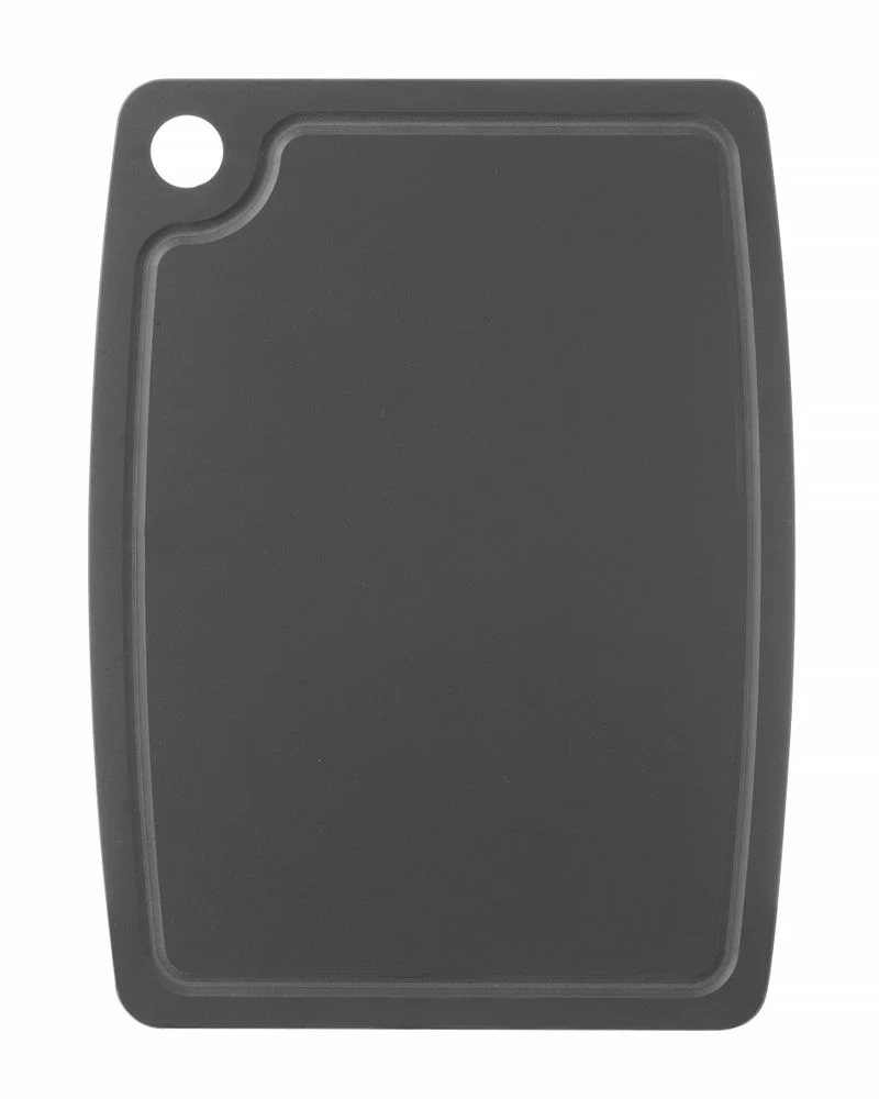 HENDI Holzfaser-Schneidbrett – Schwarz – 370 × 275 × H 6 mm