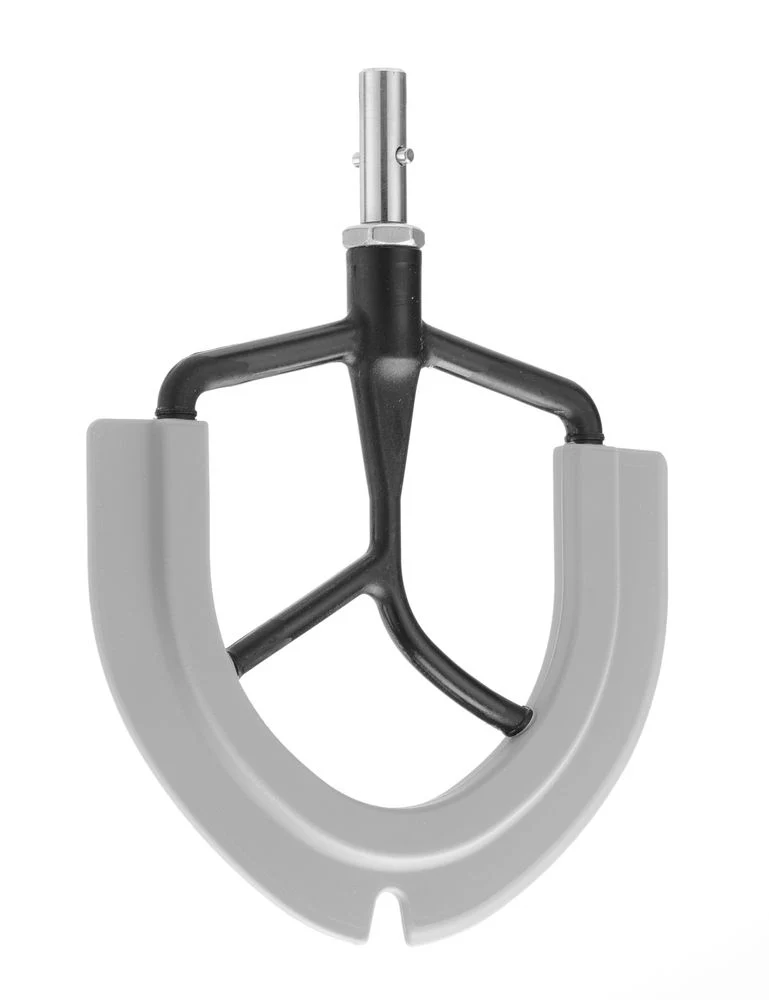 HENDI Flacher Rührbesen mit Silikonrand – 22 × 172 × H 218 mm