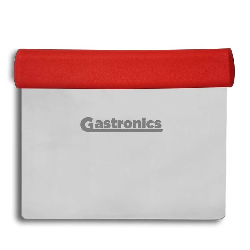 Teigschaber Gastronics flexibel Edelstahl 120 mm Rot
