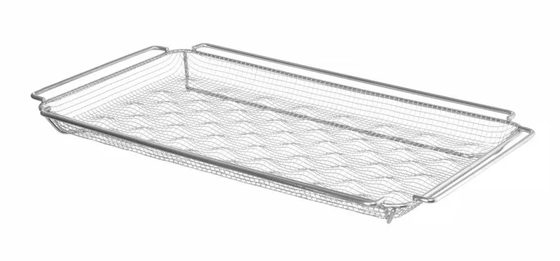 HENDI Pommes frites Ofenkorb, gewellt CONVECTOMAT FRY – GN 1 / 1 – 530 × 325 × H 40 mm