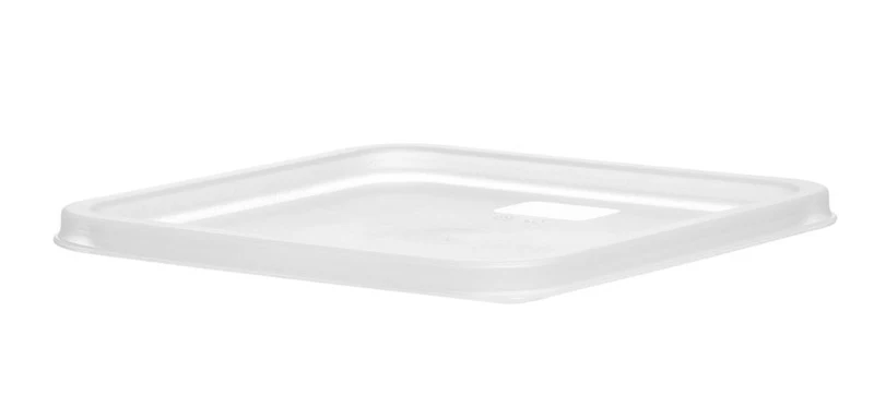 HENDI Deckel für Lebensmittelbehälter – Transparent – 235 × 235 mm