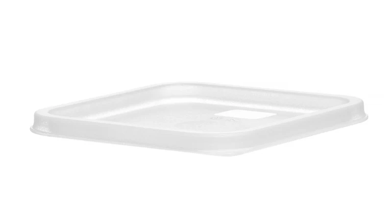 HENDI Deckel für Lebensmittelbehälter – Transparent – 190 × 190 mm