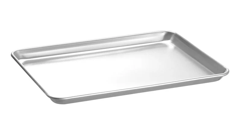HENDI Backblech – Rechteckig – Silber – 450 × 330 × H 26 mm