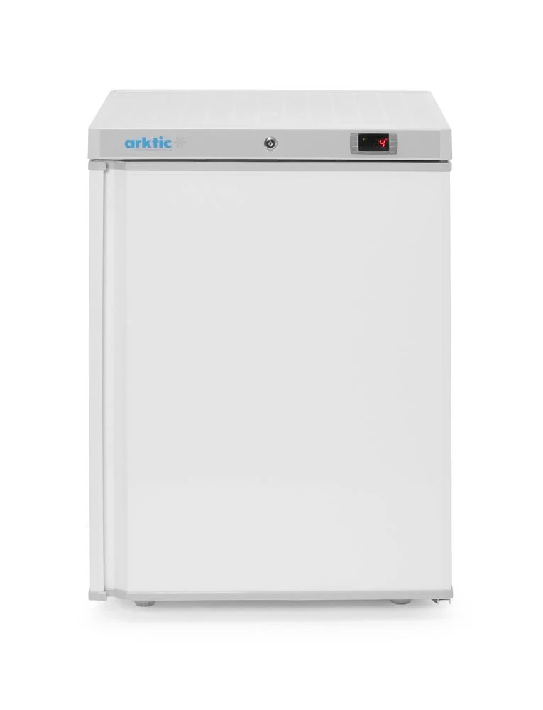 Arktic Gefrierschrank in weiß lackiertem Stahlgehäuse – Budget Line – 100 l – 230 V / 130 W – 637 × 600 × H 835 mm