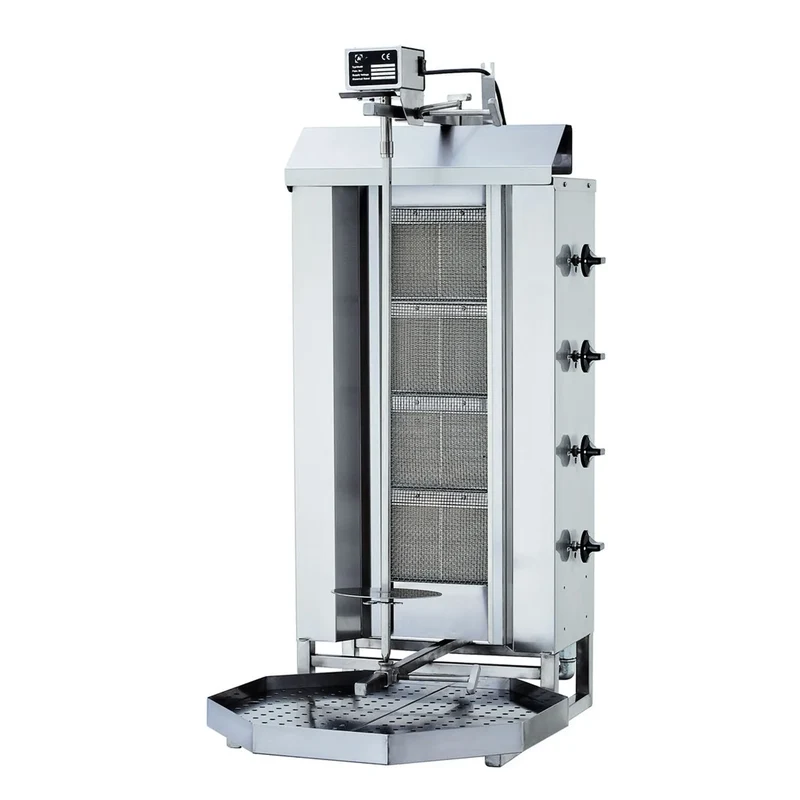 Gastronics Dönergrill / Gyrosgrill 4 Brenner Motor oben