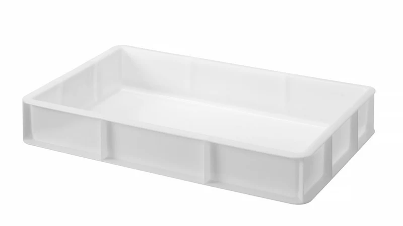 HENDI Pizzateig-Box GN1 / 1 – Weiß – 530 × 325 × H 90 mm